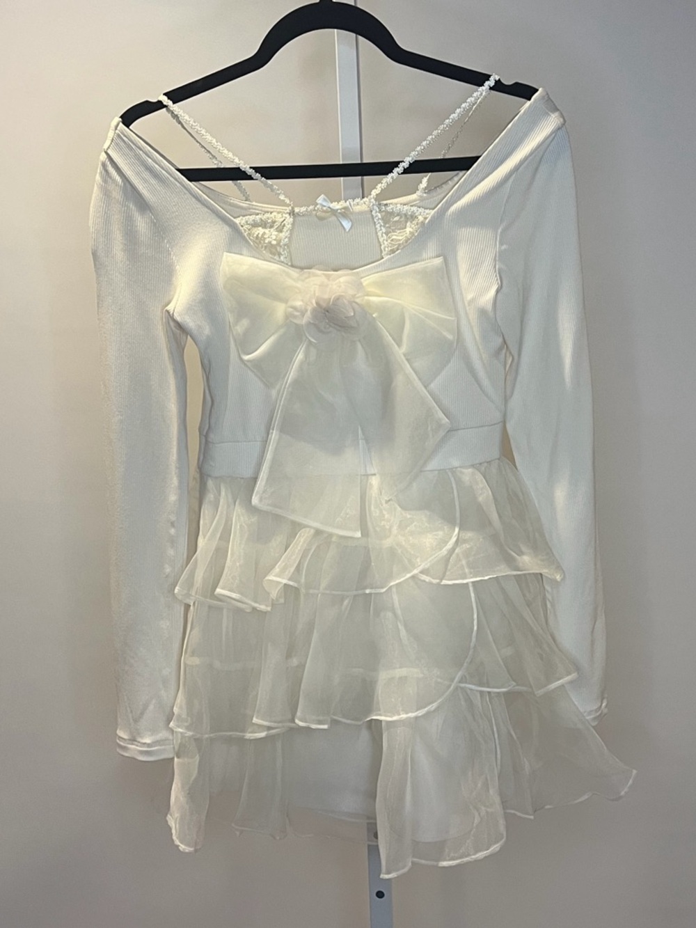 Kawaii Balletcore Layered Tiered Mini Dress - Picture 4 of 7